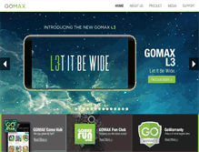 Tablet Screenshot of gomax.com.my